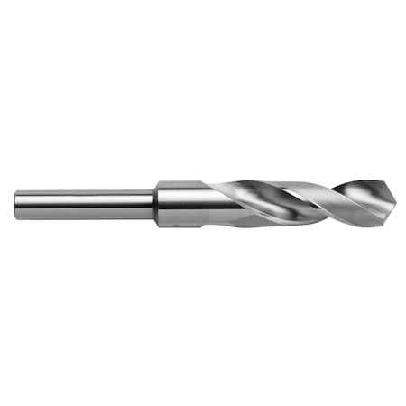 Nachi Silver & Deming Dia. 1/2in Reduced Shank HSS Drill - 51/64in 1015822